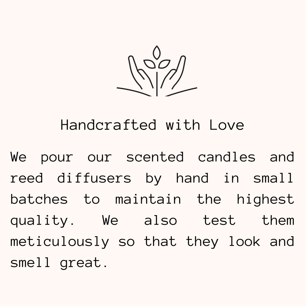 Handcrafted soy scented candle